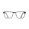 Blackfin Bf961 Waterford Rectangular Black Eyeglasses With Beta Titanium Frame In White