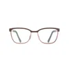 Blackfin Bf986 Ellis Beach Rectangular Frame Eyeglasses With Two-tone Design In White