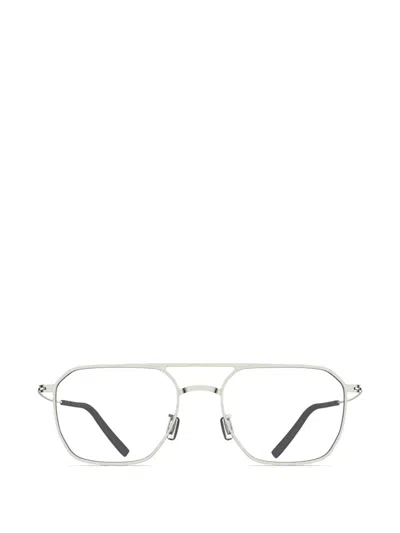Blackfin Davenport Geometric-frame Glasses In Silver