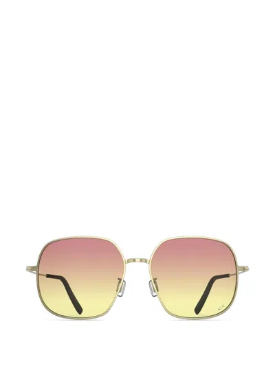 Blackfin Del Mar Geometric-frame Sunglasses In Gold
