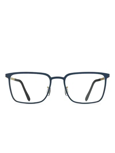 Blackfin Dover Brille Mit Eckigem Gestell In Blue