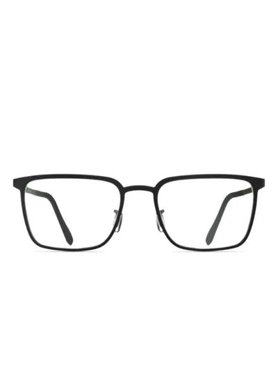 Blackfin Dover Rectangular-frame Glasses In Black