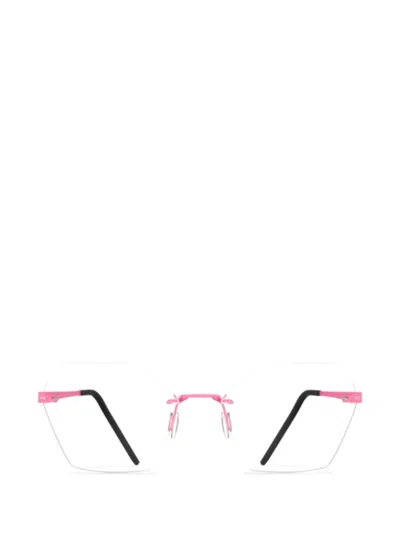 Blackfin Geometric Glasses In Pink