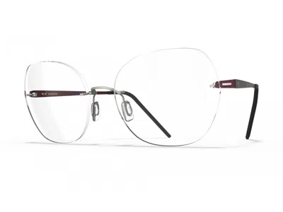 Blackfin Gold Aero Loop B3-p2 Rimless Eyeglasses In White