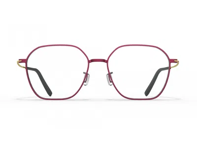 Blackfin Gold Solana Geometric Glasses In White