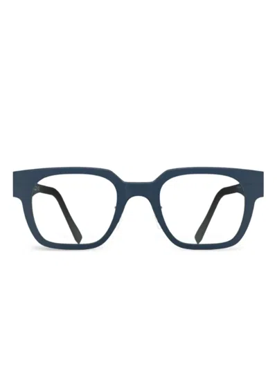 Blackfin Kensington Brille Mit Eckigem Gestell In Blue
