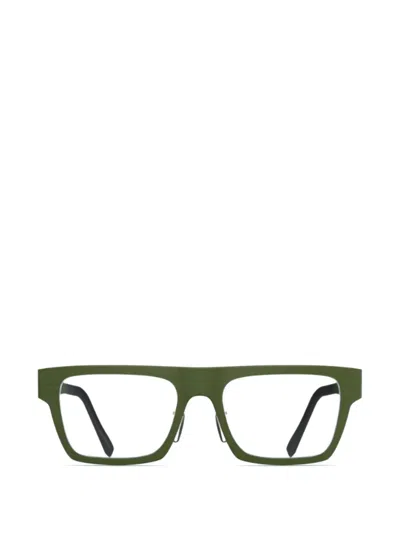 Blackfin Knightsbridge Rectangle-frame Glasses In Green