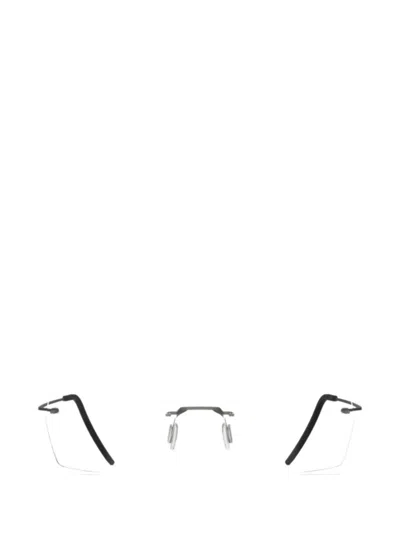 Blackfin Loop 长方形框眼镜 In Black