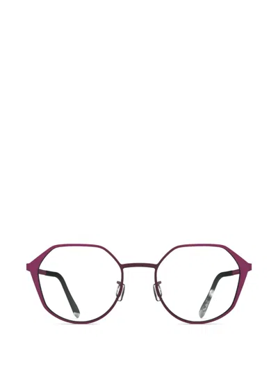 Blackfin Marin Geometric-frame Glasses In Pink