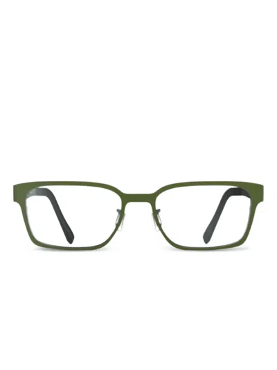 Blackfin Mayne 长方形框眼镜 In Green