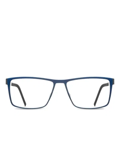 Blackfin Nashville 长方形框眼镜 In Blue