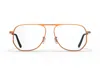 Blackfin Orange Montecito Aviator Titanium Sunglasses In Multi