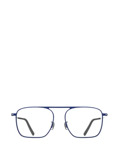 Blackfin Palisades Squared-frame Glasses In Blue