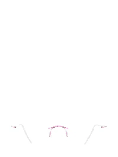 Blackfin Rahmenlose Butterfly Brille In Pink