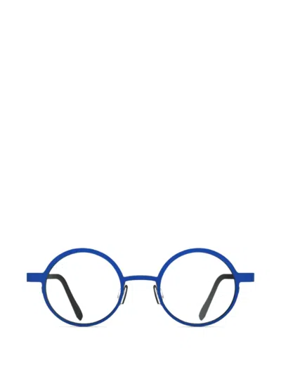 Blackfin Rye Round Glasses In Blue