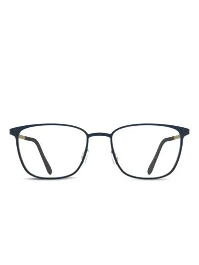 Blackfin Skagen 椭圆形框眼镜 In Blue