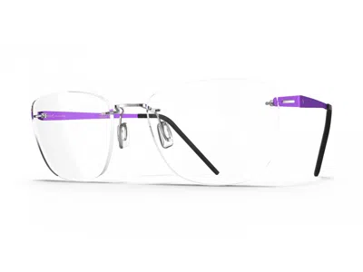 Blackfin Titanium Aero Loop B3-p1 Rimless Eyeglasses In Red