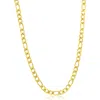 Blackjack 4mm Figaro Chain Necklace
