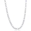 Blackjack 4mm Figaro Chain Necklace