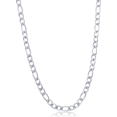 Blackjack 4mm Figaro Chain Necklace