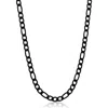 Blackjack 4mm Figaro Chain Necklace