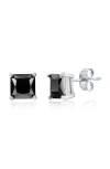 Blackjack 8mm Square Cubic Zirconia Stud Earrings