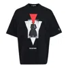 Blackjack Ace T-shirt In Black