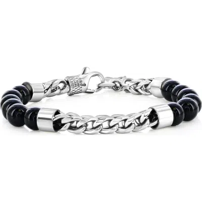 Blackjack Beaded Chain Bracelet
