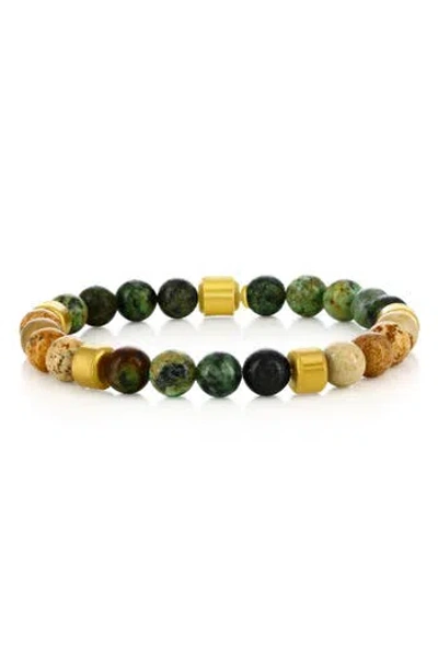 Blackjack Beaded Stretch Bracelet