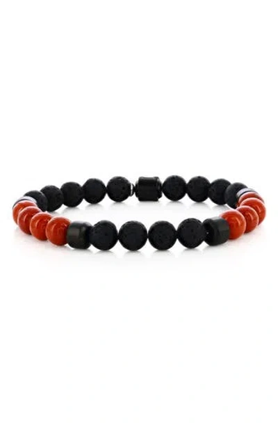Blackjack Beaded Stretch Bracelet