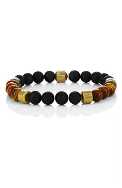 Blackjack Beaded Stretch Bracelet In Multi