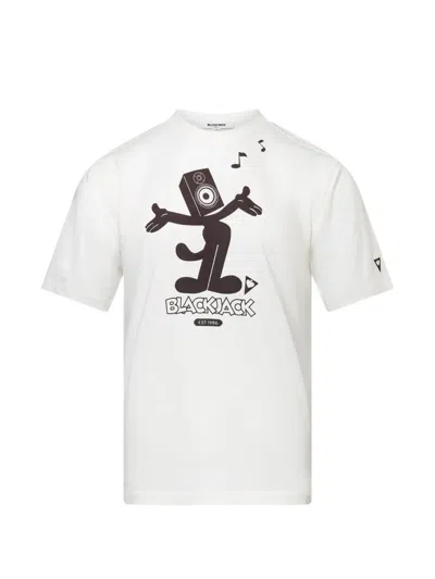 Blackjack Beathead T-shirt In White