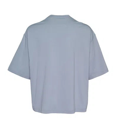 Blackjack Boxy Tee In Cotton Jersey In Blue