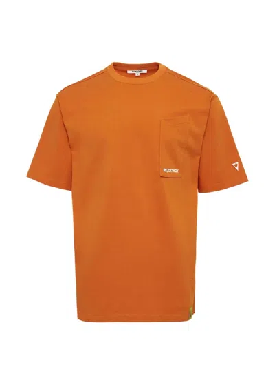 Blackjack Chest-pocket T-shirt In Orange