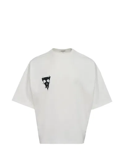 Blackjack Crew-neck Short-sleeve T-shirt In White