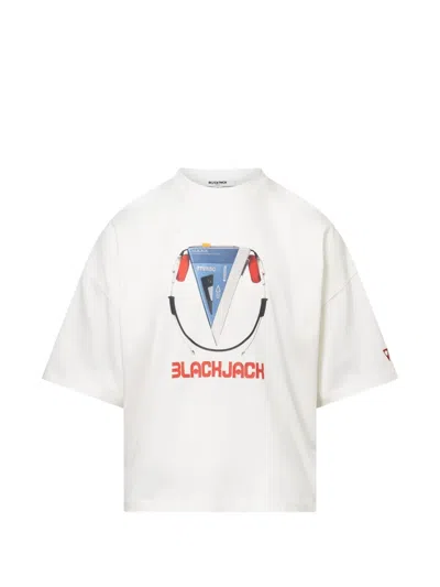 Blackjack Crew-neck T-shirt In White