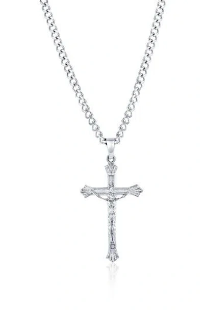 Blackjack Cross Pendant Necklace