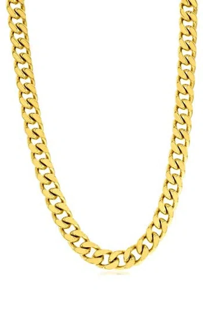 Blackjack Cuban Chain Necklace In Gold