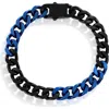 Blackjack Cuban Link Bracelet In Multi