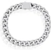 Blackjack Cuban Link Bracelet In Silver