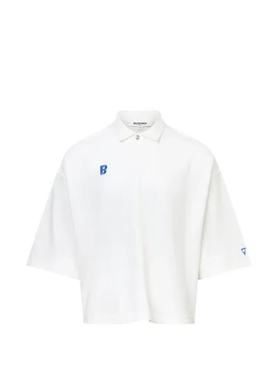 Blackjack Embroidered Polo Shirt In White