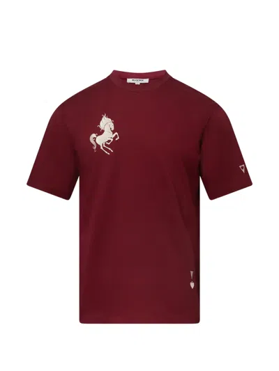 Blackjack Horse Graphic T-shirt In Red