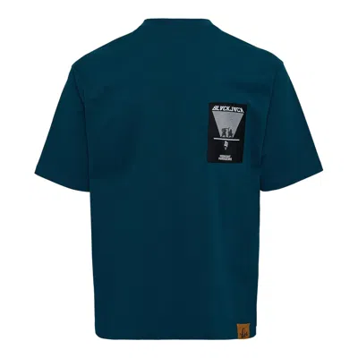 Blackjack Label T-shirt In Blue