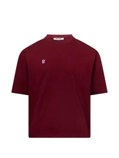 Blackjack Logo-embroidery T-shirt In Burgundy
