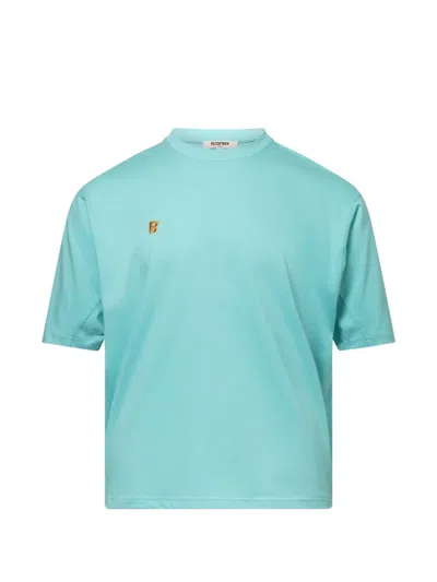 Blackjack Logo-initial Embroidery T-shirt In Blue