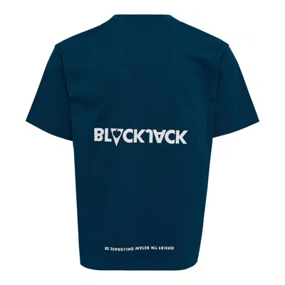 Blackjack Logo T-shirt In Blue