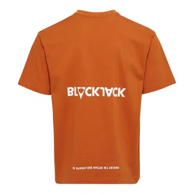 Blackjack Logo T-shirt In Orange