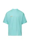 Blackjack Logo-embroidered Oversized T-shirt In Blue