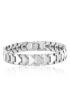 Blackjack Magnetic Chain Link Bracelet In Silver