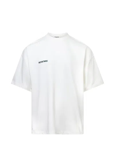 Blackjack Oversized Tee In Combed Cotton In White